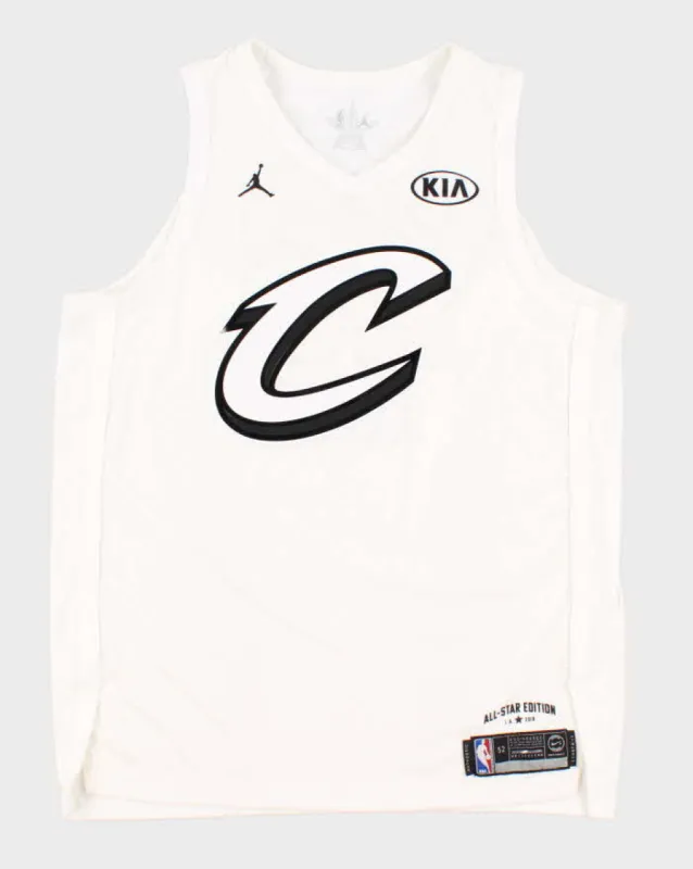 Men's Cleveland Cavaliers LeBron James Jordan x NBA White Jersey - XL sold by Rokit