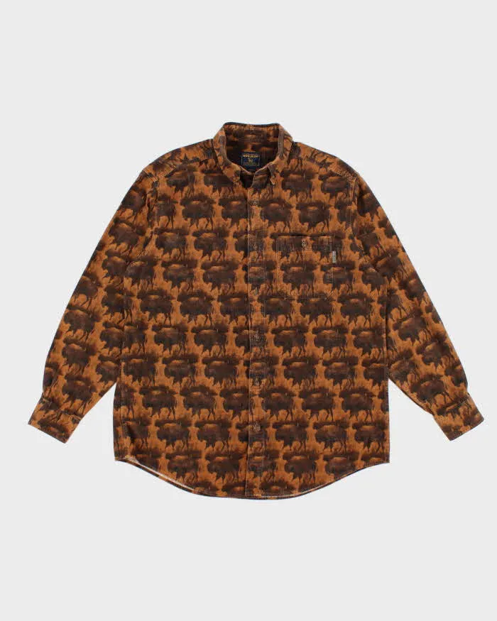 Woolrich Patterned Flannel Shirt - XL sold by Rokit