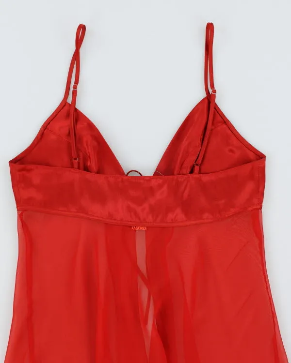 Y2k 00s La Senza Burnt Orange Cami - S sold by Rokit product image thumbnail 4