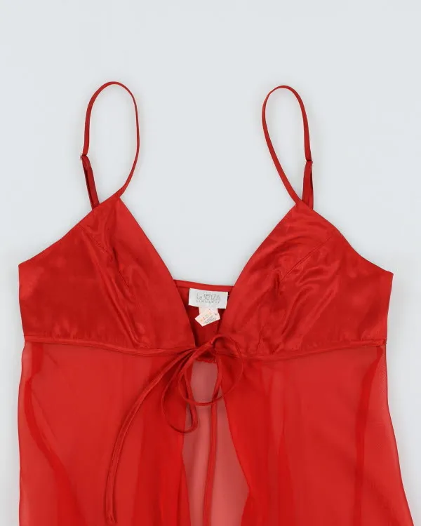 Y2k 00s La Senza Burnt Orange Cami - S sold by Rokit product image thumbnail 3