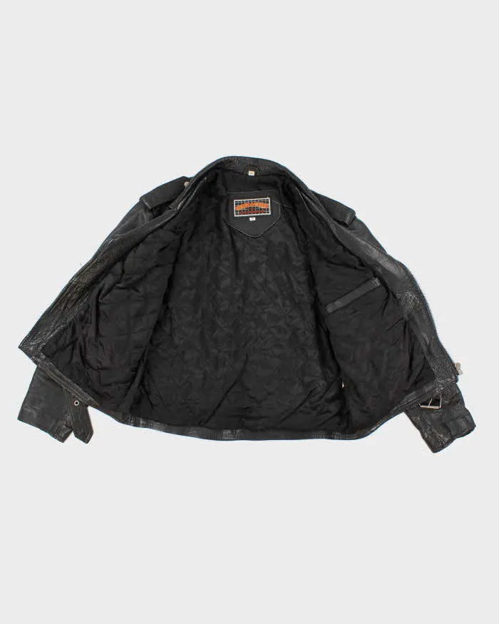 Vintage 90s Interactive Leatherwear Motocycle Jacket - L sold by Rokit product image thumbnail 4