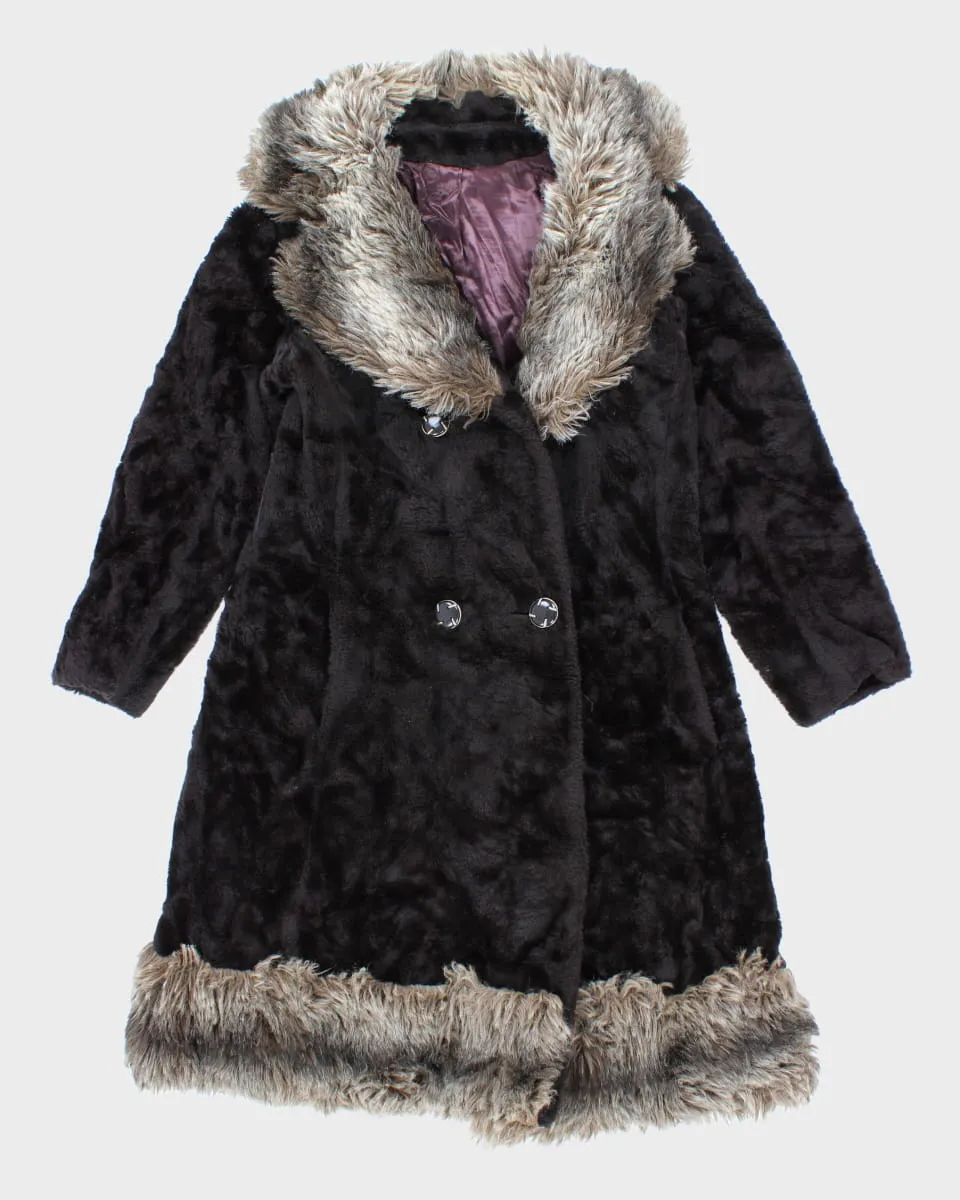 Vintage Faux Fur Coat - S sold by Rokit
