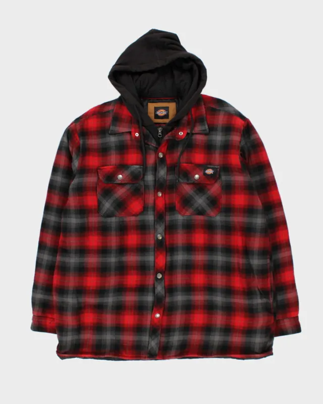 Dickies Hooded Plaid Jacket - XL sold by Rokit