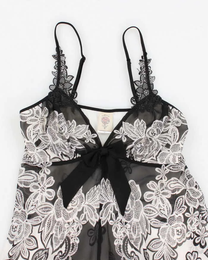 90s In Bloom Pink Mesh Floral Cami - S sold by Rokit product image thumbnail 3