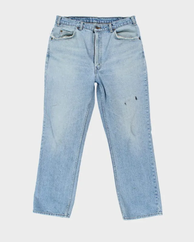 Vintage 80's Levi's 619 Bootcut Orange Tab Jeans - W34 L28 made by Levi's