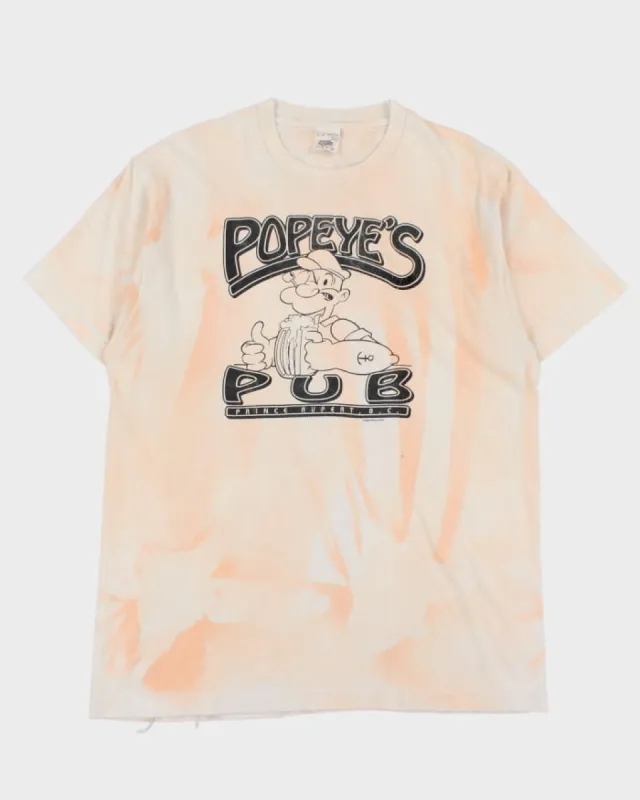 Vintage 90s Popeye's Pub Single Stitch T-Shirt - XL sold by Rokit