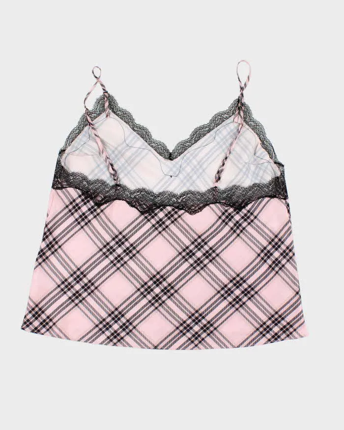 Y2k 00s Victoria's Secret Pink Check Cami - L sold by Rokit product image thumbnail 2