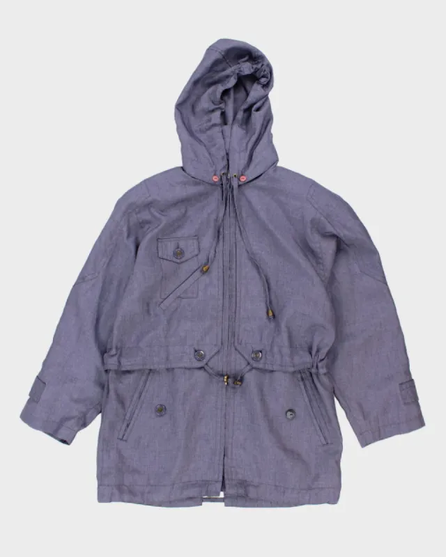D'alliards Women's Purple Hooded Jacket - L sold by Rokit