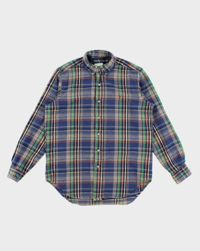 Vintage 90s Ralph Lauren Flannel Shirt - M sold by Rokit