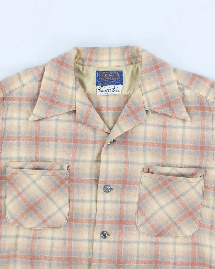Vintage 60s Pendleton Wool Flannel Shirt - L sold by Rokit product image thumbnail 3
