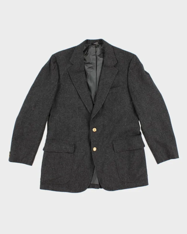 Vintage Baltman Wool Grey Blazer - L sold by Rokit