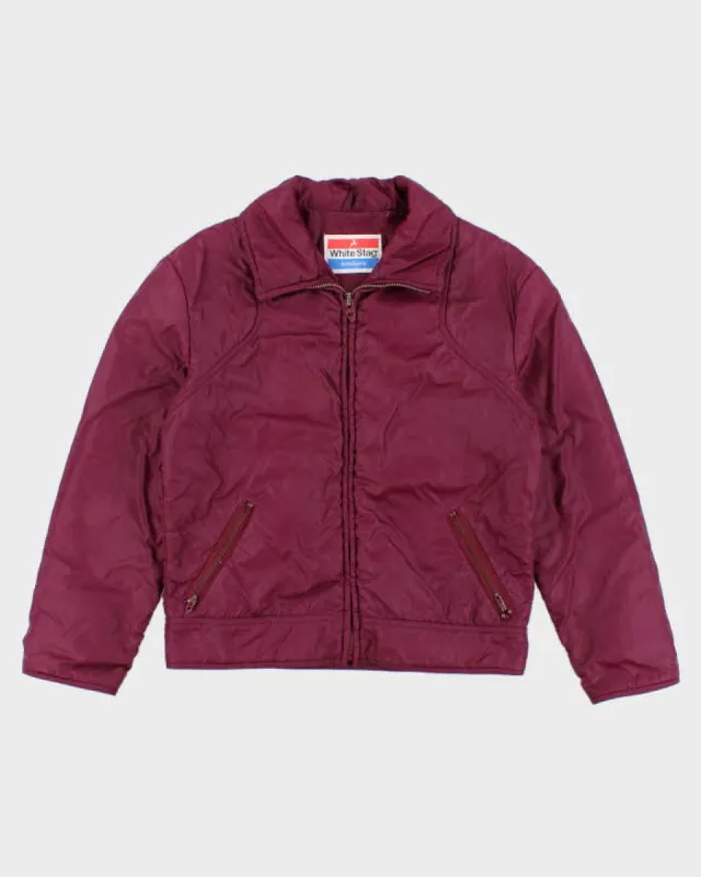 70s Vintage Mens Purple White stag Jacket - S sold by Rokit