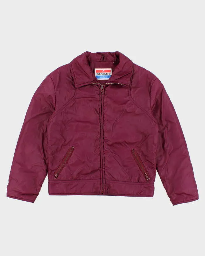 70s Vintage Mens Purple White stag Jacket - S sold by Rokit