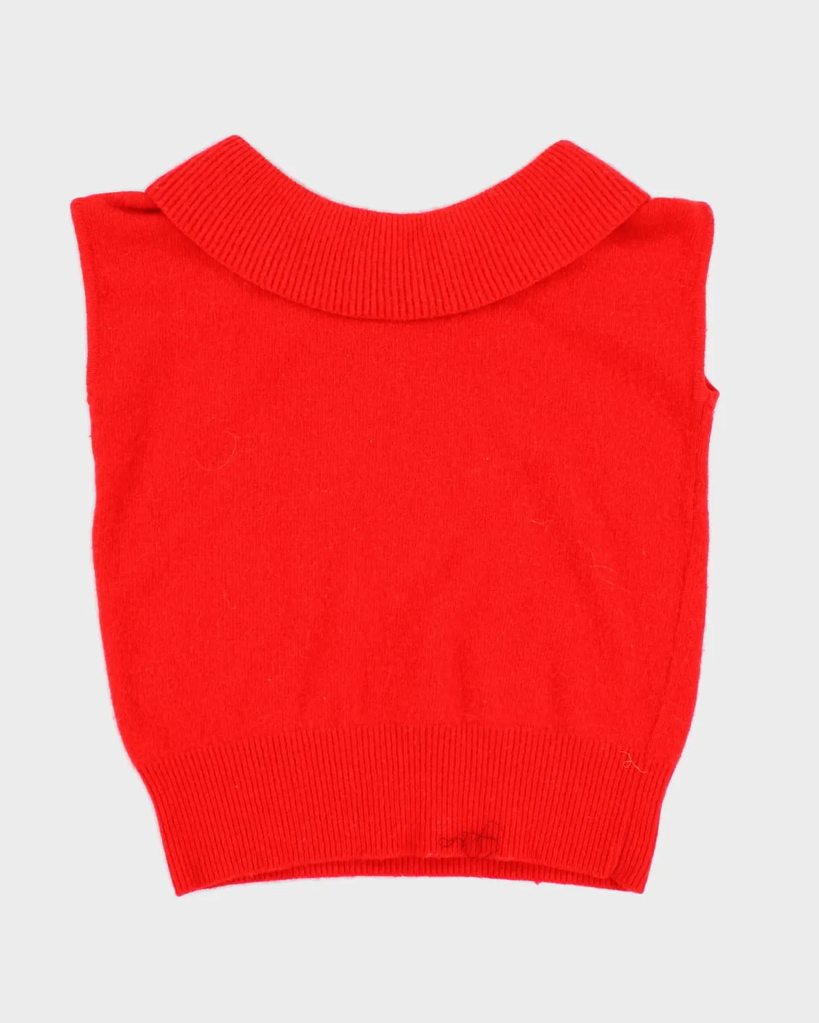 Vintage Darling Red Knit Vest - M sold by Rokit product image thumbnail 2