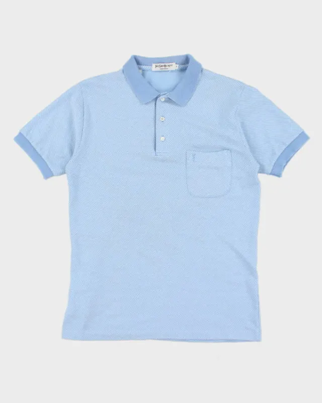Vintage Yves Saint Laurent Stripe Polo Shirt - M sold by Rokit