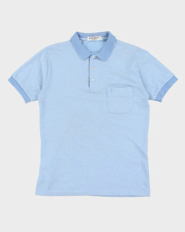 Vintage Yves Saint Laurent Stripe Polo Shirt - M sold by Rokit