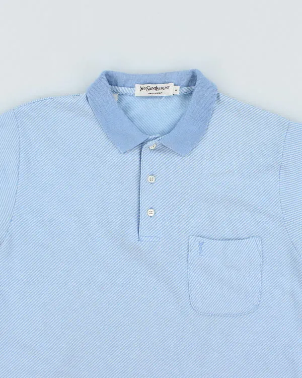 Vintage Yves Saint Laurent Stripe Polo Shirt - M sold by Rokit product image thumbnail 3