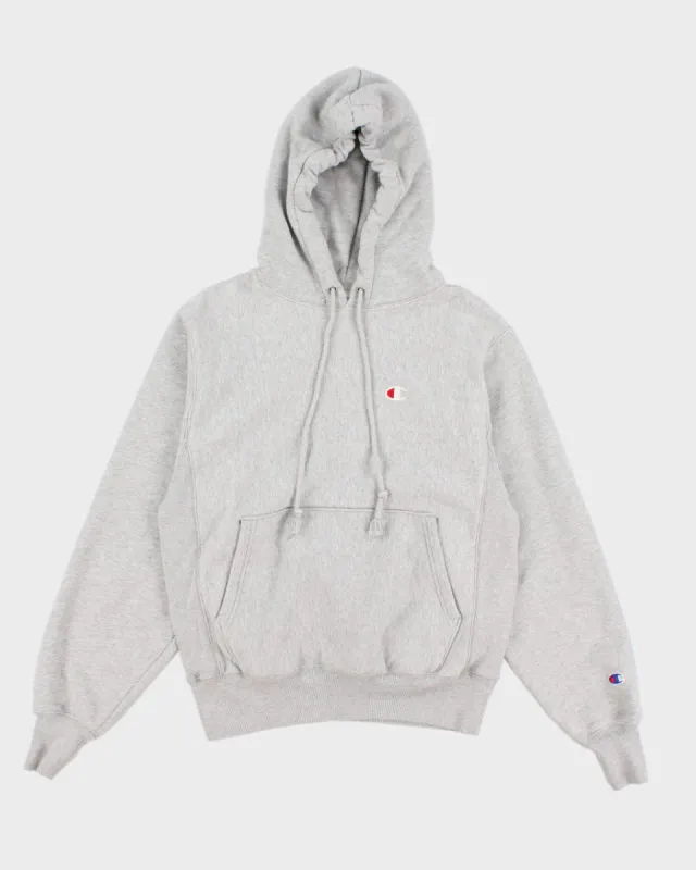 Mens Grey Champion Pullover Hoodie - S sold by Rokit