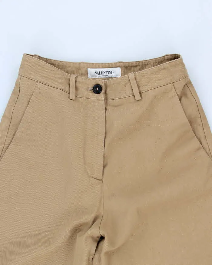 Valentino High Waisted Wide Leg Cropped Trousers - W26 sold by Rokit product image thumbnail 3