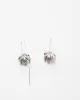 Sterling Silver Hanging Floral Earrings sold by Rokit