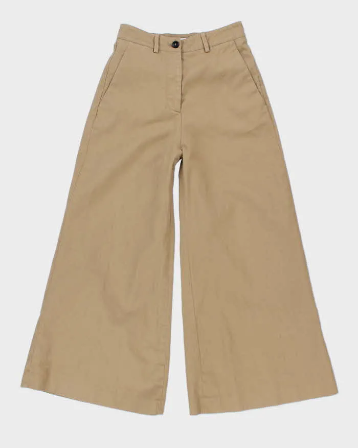 Valentino High Waisted Wide Leg Cropped Trousers - W26 sold by Rokit