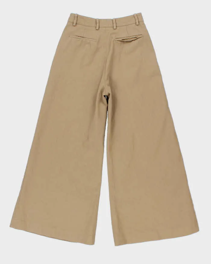 Valentino High Waisted Wide Leg Cropped Trousers - W26 sold by Rokit product image thumbnail 2