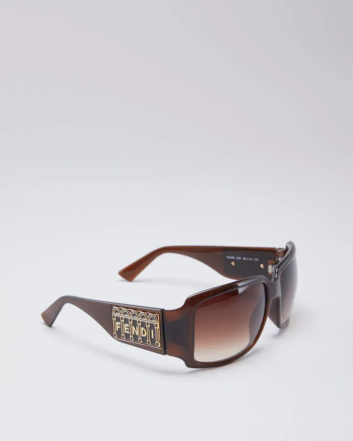 Y2K Vintage Brown Fendi Sunglasses sold by Rokit