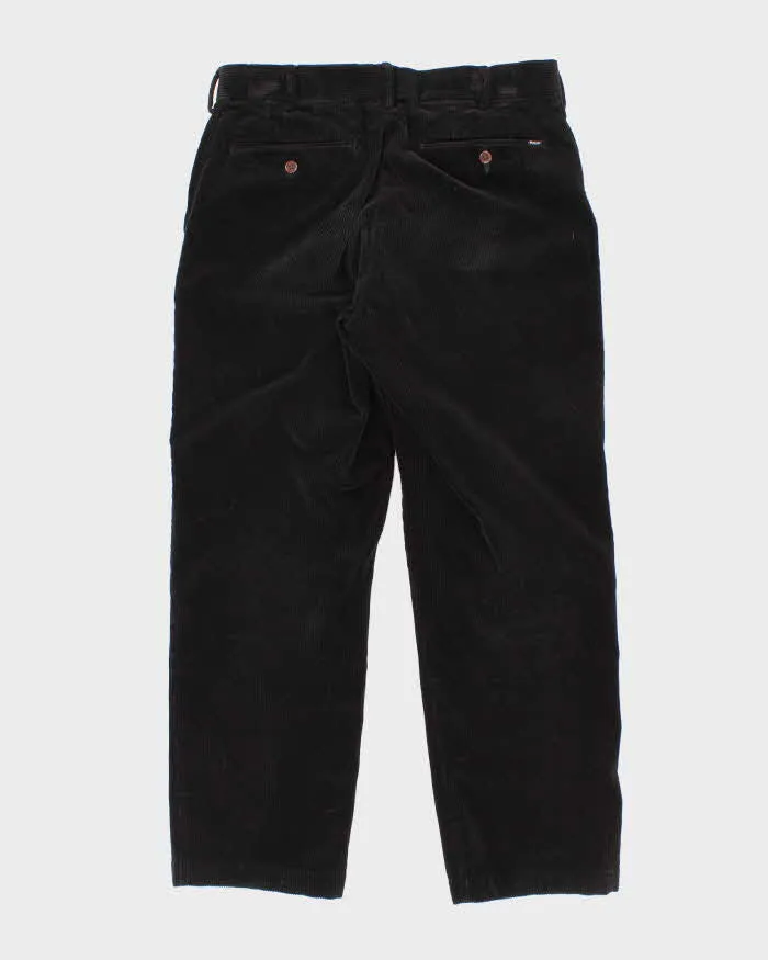 Vintage Men's Black Ralph Lauren Corduroy Trousers - W32 L27 sold by Rokit product image thumbnail 2