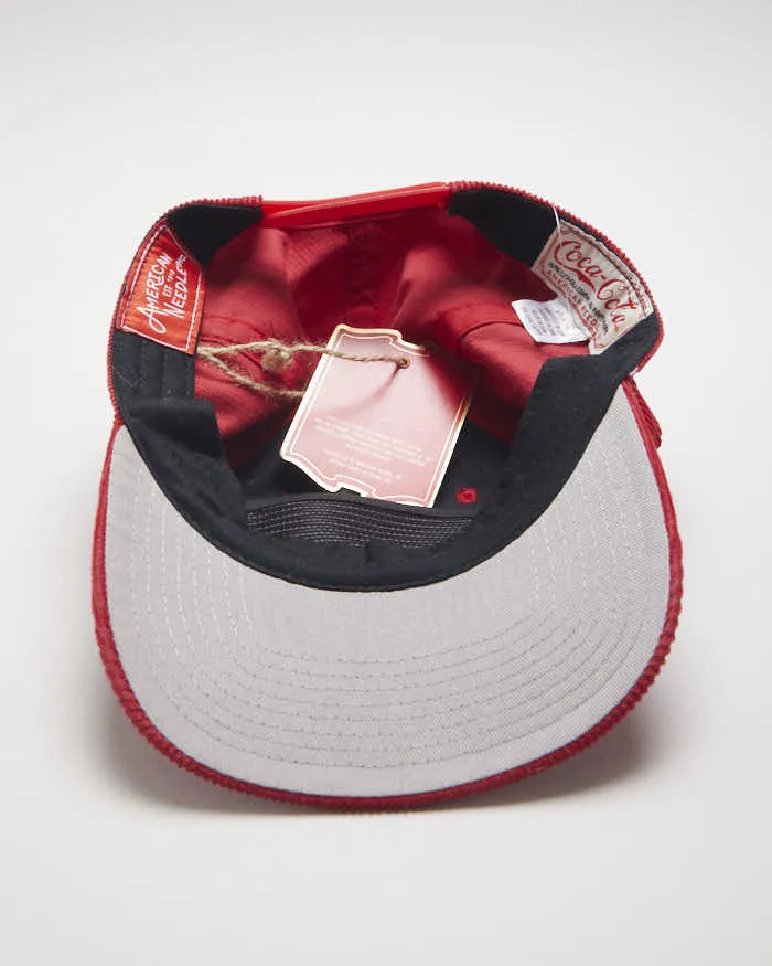 Deadstock Coca-Cola Red Corduroy Baseball Cap sold by Rokit product image thumbnail 4