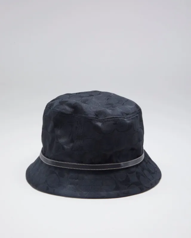 Y2K 00s Coach Monochrome Belted Hat - M/L sold by Rokit
