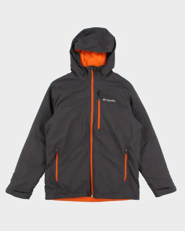 Mens Grey Columbia Hooded Ski Jacket - M sold by Rokit