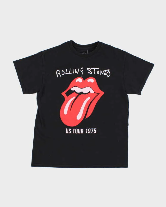 Mens Black Rolling Stones Graphic T-Shirt - M sold by Rokit