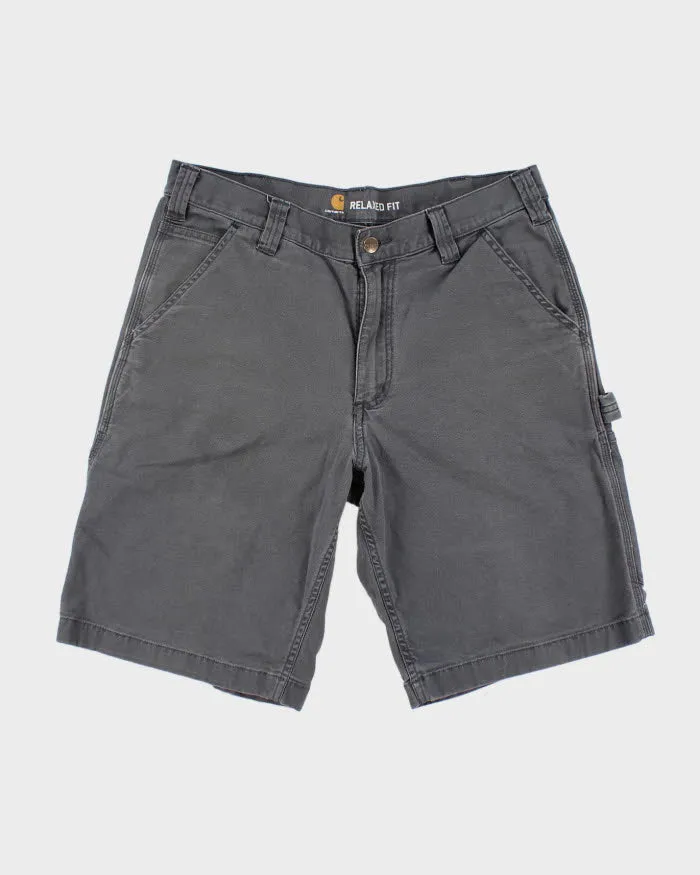 Carhartt Grey Carpenter Shorts - W34 sold by Rokit