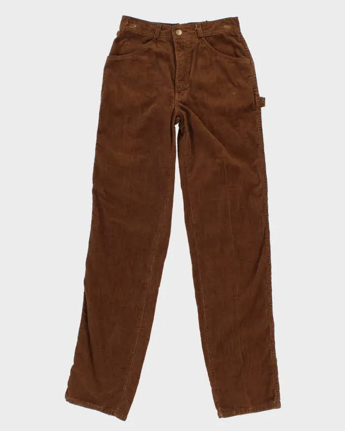 Vintage 90s Jordache Brown Corduroy Trousers - W28 L34 sold by Rokit