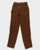 Vintage 90s Jordache Brown Corduroy Trousers - W28 L34 sold by Rokit