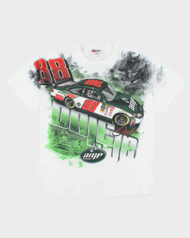 Vintage Dale Jr. Racing All Over Print T-shirt - L sold by Rokit