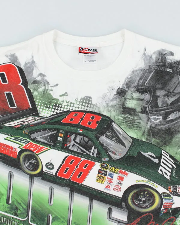 Vintage Dale Jr. Racing All Over Print T-shirt - L sold by Rokit product image thumbnail 3