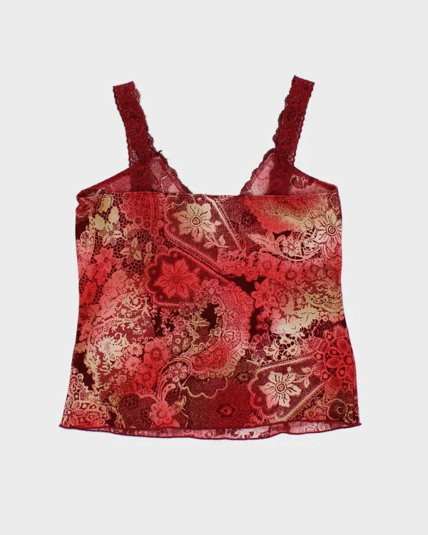 Y2k 00s Whisper Pattern Cami - M sold by Rokit product image thumbnail 2