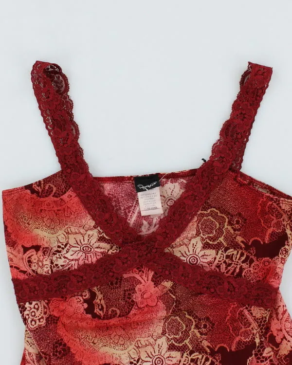 Y2k 00s Whisper Pattern Cami - M sold by Rokit product image thumbnail 3