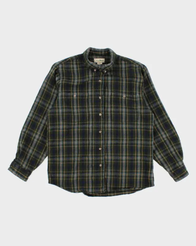 Vintage 80s L.L. Bean Women's Wool Flannel Shirt - M sold by Rokit