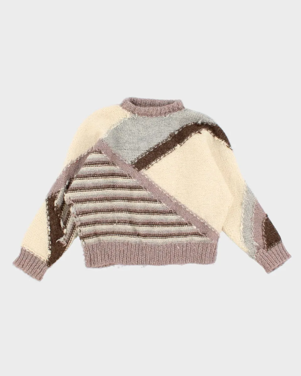 Handmade Textured Knit Jumper - M sold by Rokit