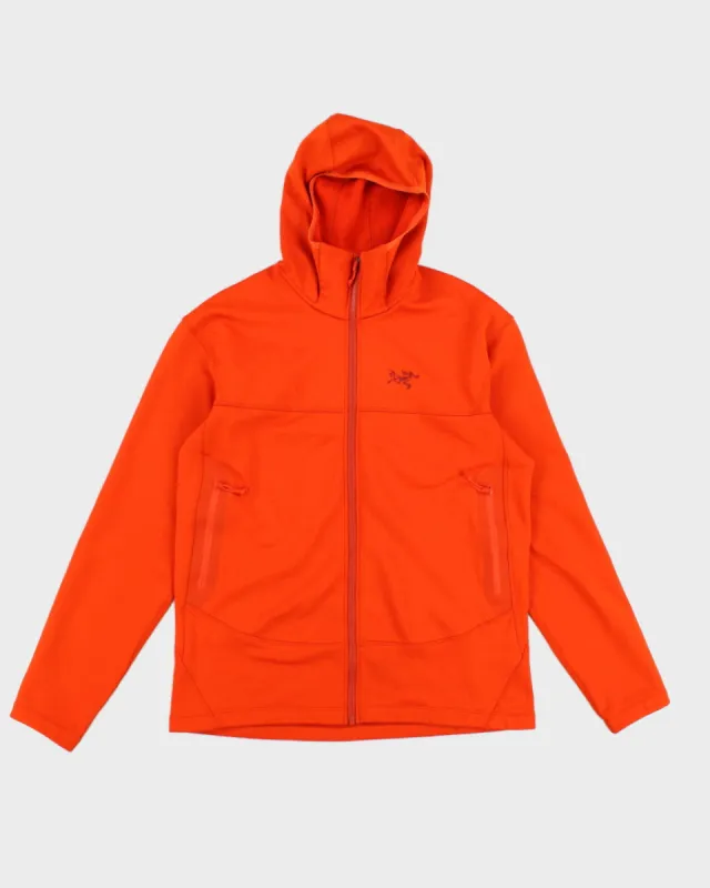 Mens Arc'Teryx Orange Zip Up Hoodie - L sold by Rokit