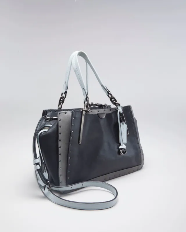 Coach Gun Metal Grey Leather Crossbody Bag - O/S sold by Rokit