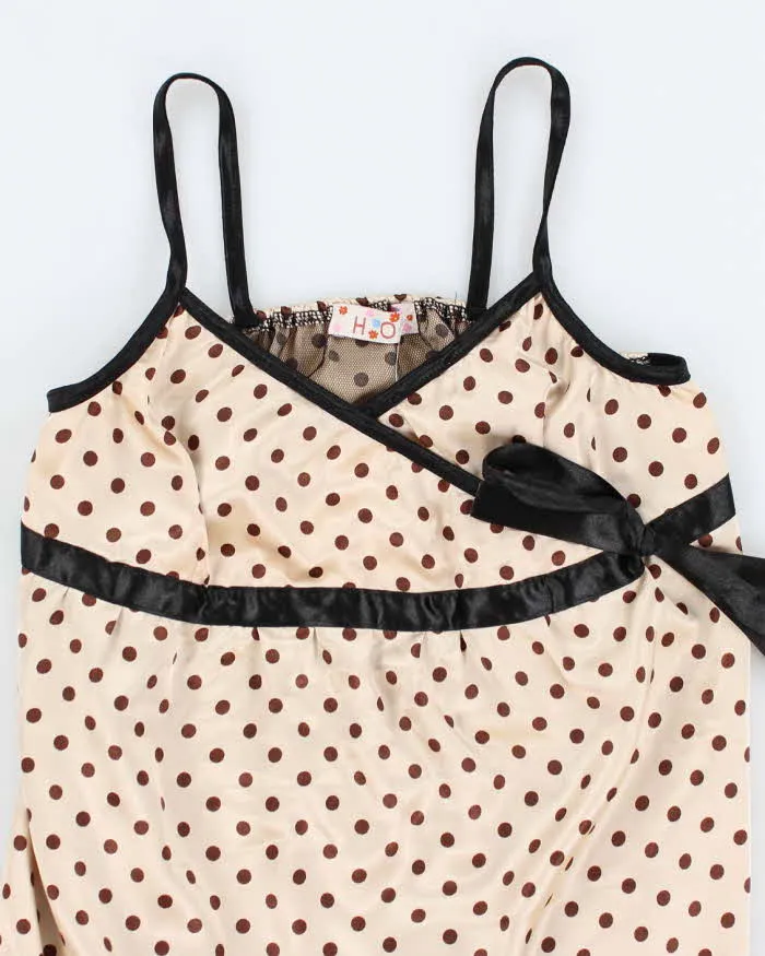Y2k 00s Polka Dot Cami Top - S sold by Rokit product image thumbnail 3