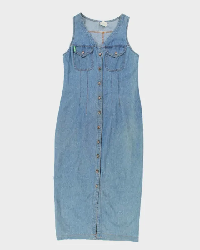 Vintage Studio Denim Button-Up Dress - M sold by Rokit