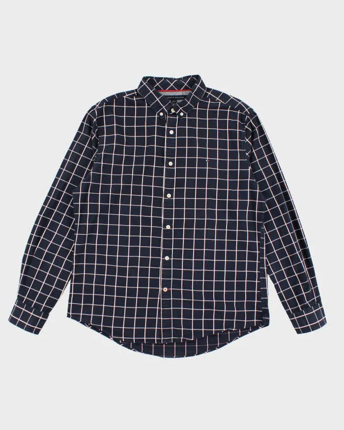 Tommy Hilfiger Blue Check Shirt - L sold by Rokit
