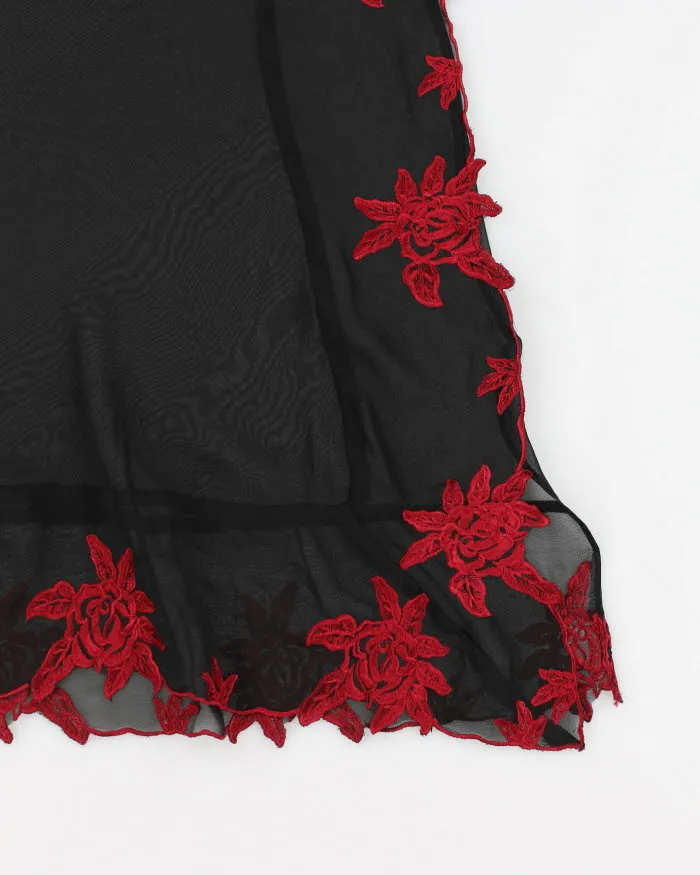 Vintage 90s La Vie En Rose Mesh Slip Dress - S sold by Rokit product image thumbnail 4