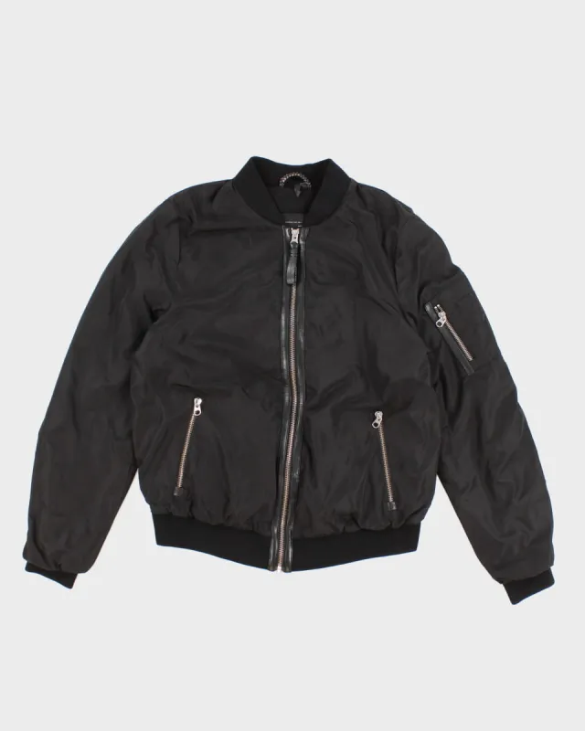 Mackage Womens Black Bomber Jacket - S sold by Rokit