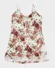 Vintage 90s Silk & Satin Floral Dress - L sold by Rokit