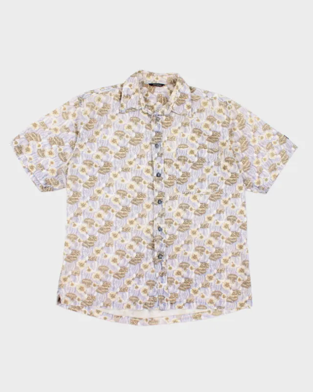 Men's Blue Hawaiian Shirt - M sold by Rokit